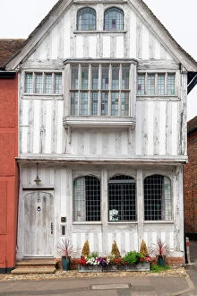 Timber Frame Collection: UK, England, Suffolk, Lavenham, Timber-framed building