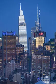 Related Images Fine Art Print Collection: One Vanderbilt & Midtown Manhattan from New Jersey, New York City, USA