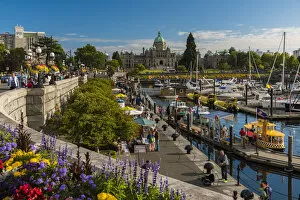 Vancouver Jigsaw Puzzle Collection: View of the Inner Victoria Harbour, Victoria, British Columbia, Canada