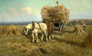 Figures Collection: Loading the Harvest Wagon - Arthur W Redgate