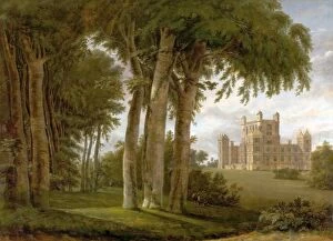 Nature landscapes Canvas Print Collection: Wollaton Hall, Nottingham- Hendrik Frans de Cort