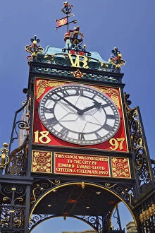 Day Out Collection: England, Cheshire, Chester, Eastgate Clock face