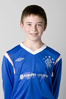 Rangers U12's Glass Place Mat Collection: Rangers U12s: Head Shots at Murray Park - Jack Thomson Leads the Team