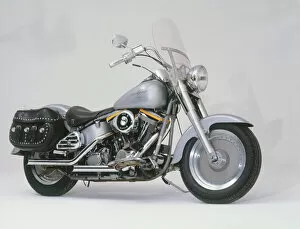Harley-Davidson Metal Print Collection: 1989 Harley Davidson Fat Boy motorcycle