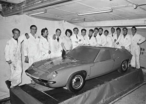 Latest Images Canvas Print Collection: Lotus Europa S1 prototype 1st bodyshell 1966