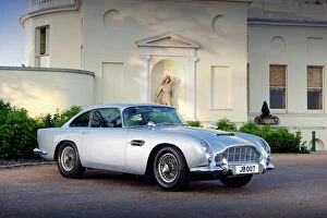 Movie Collection: Aston Martin DB5 (original James Bond 007 Goldfinger car) 1964 silver