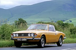 James Collection: Triumph Stag (ex-James Bond film, Diamonds are Forever), 1970, Yellow
