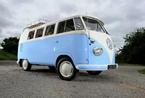 Iconic Collection: VW Classic Camper van 1958 blue white
