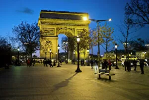 David Barnes Collection: Arch of Triumph, Paris, France
