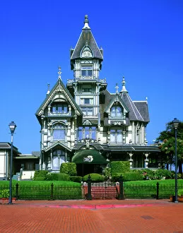 Victorian Architecture Photographic Print Collection: The Carson Mansion in Eureka, California