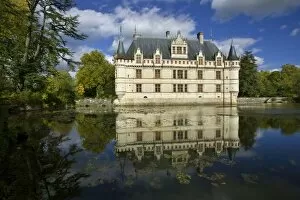 Indre Poster Print Collection: Chateau of Azay-le-Rideau, Indre-et-Loire, Loire Valley, France