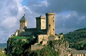 David Barnes Collection: Chateau Comtal (Chateau of the Counts of Foix). Foix; Ariege; France