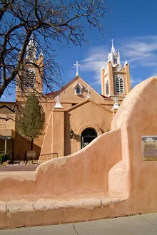 Clay Collection: Church of San Felipe, Old Town, De Neri, Albuquerque, New Mexico, USA