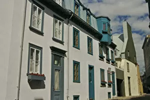 20 Aug 2007 Canvas Print Collection: North America, Canada, Quebec, Old Quebec City. Old Quebec buildings