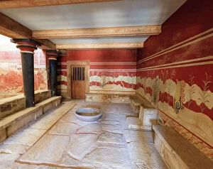 Related Images Acrylic Blox Collection: The Queens bath. Knossos Palace dated to 2000 BC is considered to be Europes oldest City