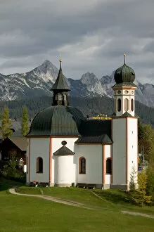 David Barnes Collection: Saint Oswald Church, Seefeld, Tirol, Austria