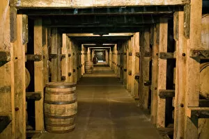 Barrel Collection: USA, Kentucky, Loretto: Makers Mark Bourbon Distillery, Aging Bourbon in Barrels