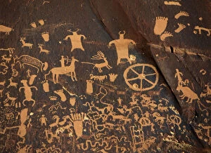 Ancient civilizations Collection: USA, Utah, Canyonlands National Park, Newspaper Rock State Historic Monument, Ancinet
