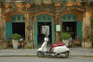 Hoi An Collection: Vespa scooter and The Hill Station Deli and Boutique, Hoi An (UNESCO World Heritage Site)