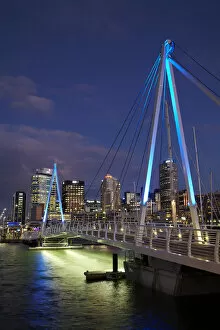 Placid Collection: Wynyard Crossing bridge between Viaduct Harbour and Wynyard Quarter, Auckland waterfront