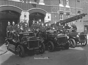 Turn Collection: Shadwell Fire Station crew and fire engines on display