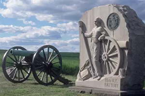 Union Army Collection: 15th New York Battery memorial, Gettysburg Battlefield
