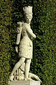 Archer Collection: Amazon warrior, statue at Versailles