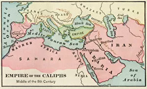 Mid East Collection: Arab empire, mid-700s