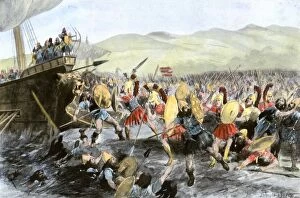 6 Dec 2011 Metal Print Collection: Battle of Marathon, 490 BC