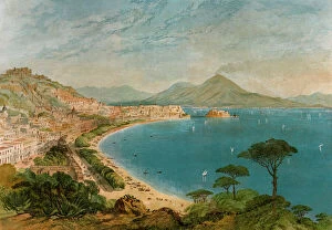 Naples Collection: Bay of Naples, Italy, 1800s