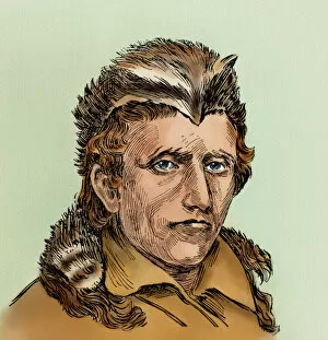 Portraits Framed Print Collection: Daniel Boone