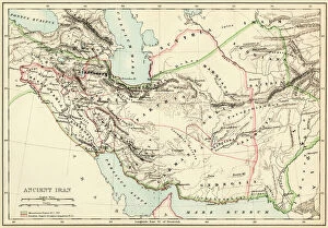 Early Maps Poster Print Collection: Extent of the Persian empire