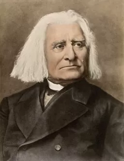 Music & art Canvas Print Collection: Liszt