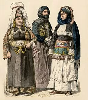 Mid East Collection: Kurdish and Greek women