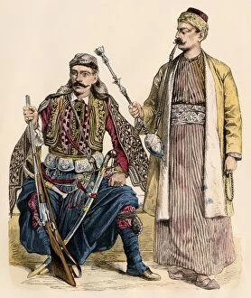 Mid East Collection: Lebanese prince and a Damascus man