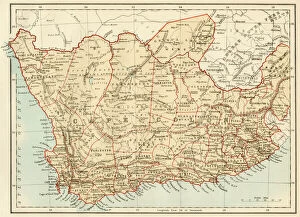Related Images Collection: Map of Cape Colony, South Africa