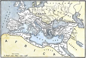 Britannia Collection: Map of the Roman Empire