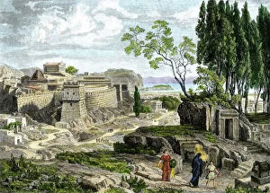 Wall Street Jigsaw Puzzle Collection: Mycenae in ancient Greece, circa 1400 BC
