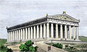 Greek Architecture Jigsaw Puzzle Collection: Parthenon in ancient Athens