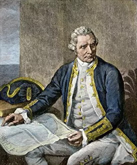 Captain Cook Gifts Collection and of Prints Photo