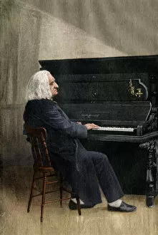 Franz Liszt Collection: Pianist Franz Liszt
