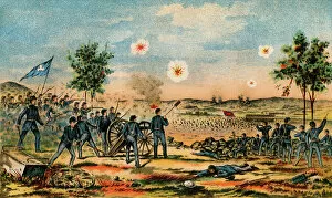 Confederate Collection: Picketts Charge, Battle of Gettysburg