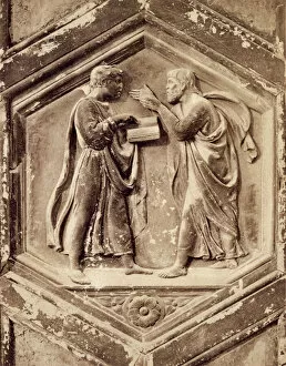 Sculptures Photographic Print Collection: Plato and Aristotle