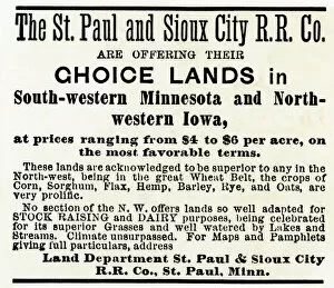 Ancient artifacts and relics Collection: Railroad land for sale in Iowa and Minnesota