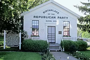 8 Dec 2011 Premium Framed Print Collection: Republican Party birthplace, Ripon, Wisconsin