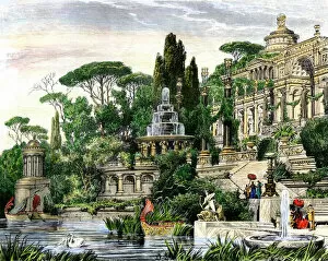 Ancient Rome Premium Framed Print Collection: Roman villa