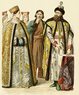 Noble Collection: Russian boyars, 17th century
