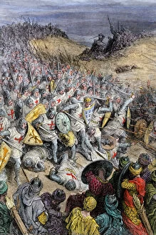 Mid East Collection: Seljuk Turks defeated at Dorylaeum, First Crusade
