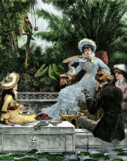 Parents Collection: Tea-time, England, 1880s