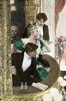 Louis Loeb Collection: Wealthy opera-goers, 1900